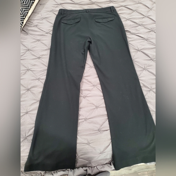 Gap Modern Bootcut Trousers Slacks Pants Black 6 Regular - Picture 4 of 8